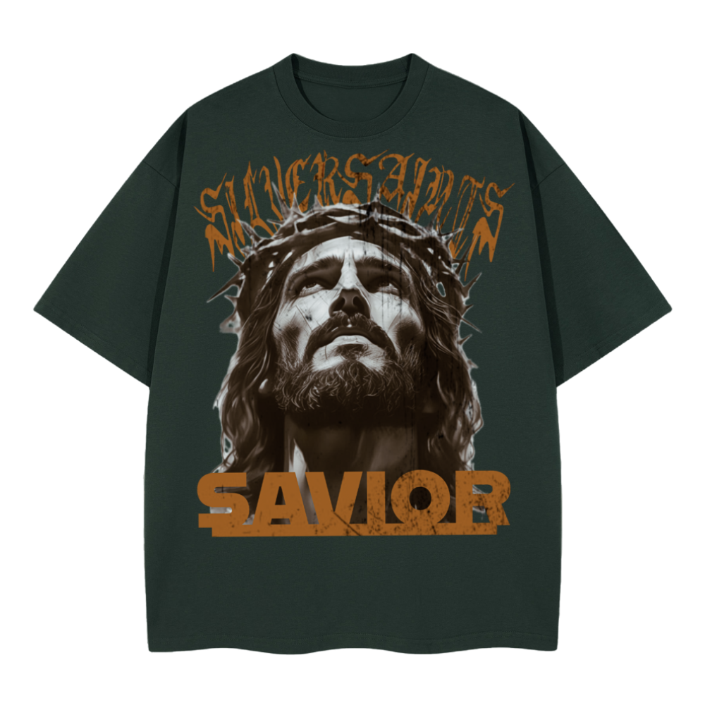 SS “SAVIOR” Jesus Oversized T-Shirt
