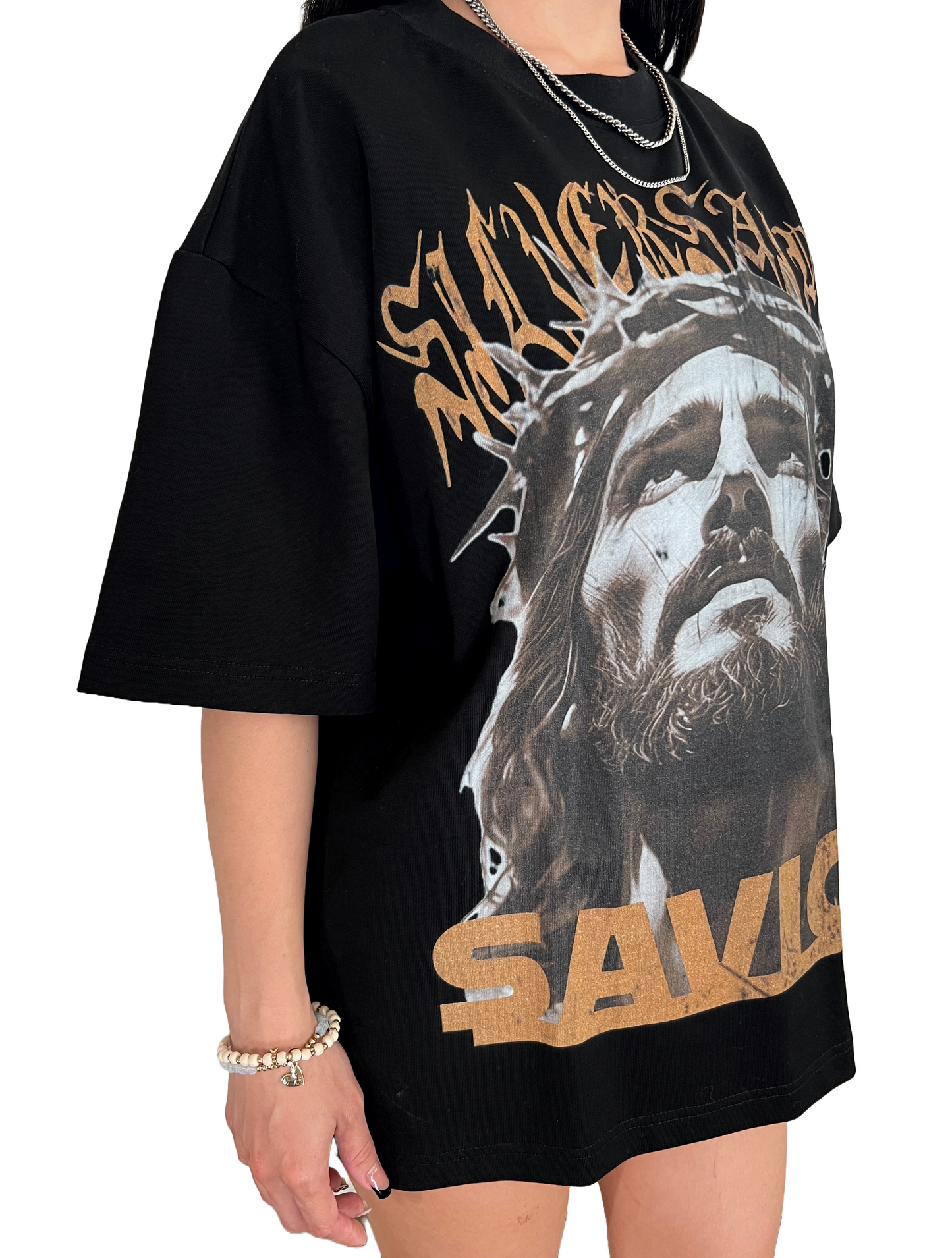 SS “SAVIOR” Jesus Oversized T-Shirt