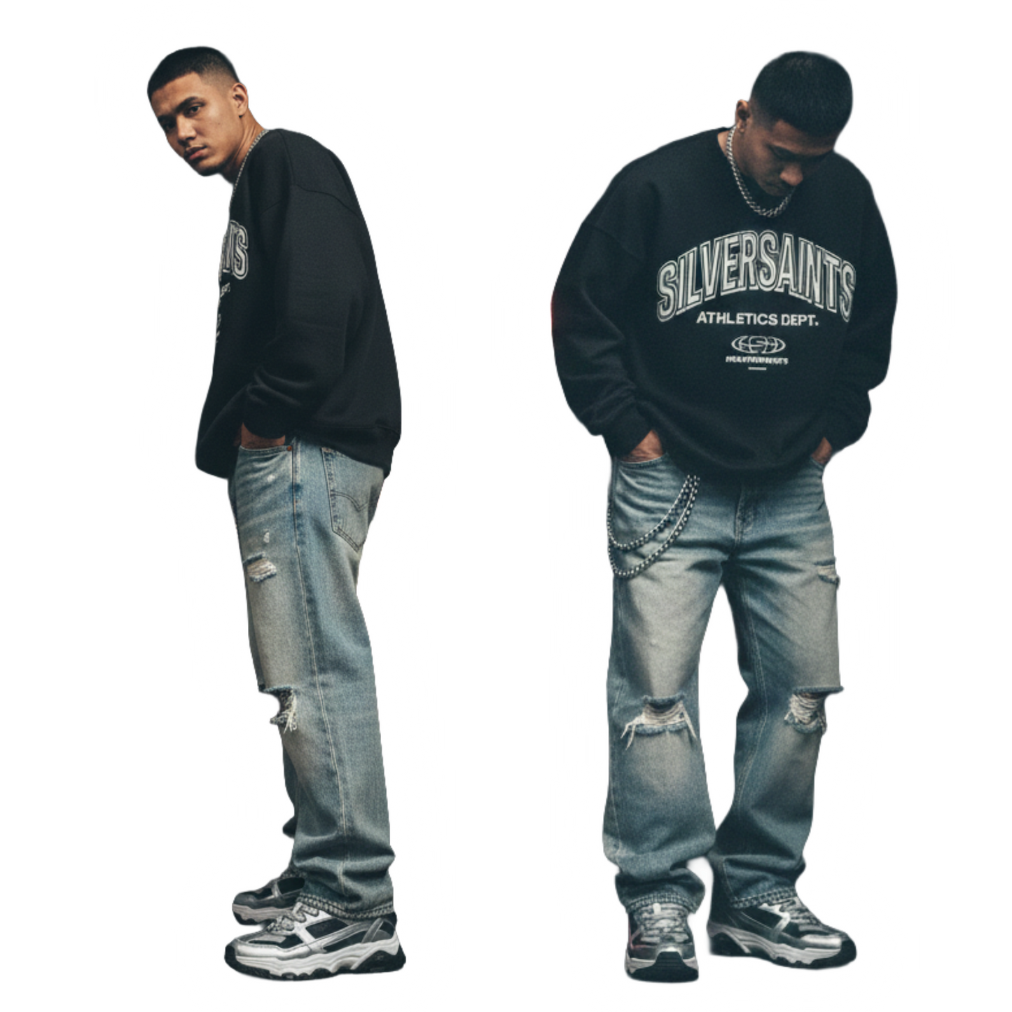 SS Athletic Collegiate Oversized Sweater