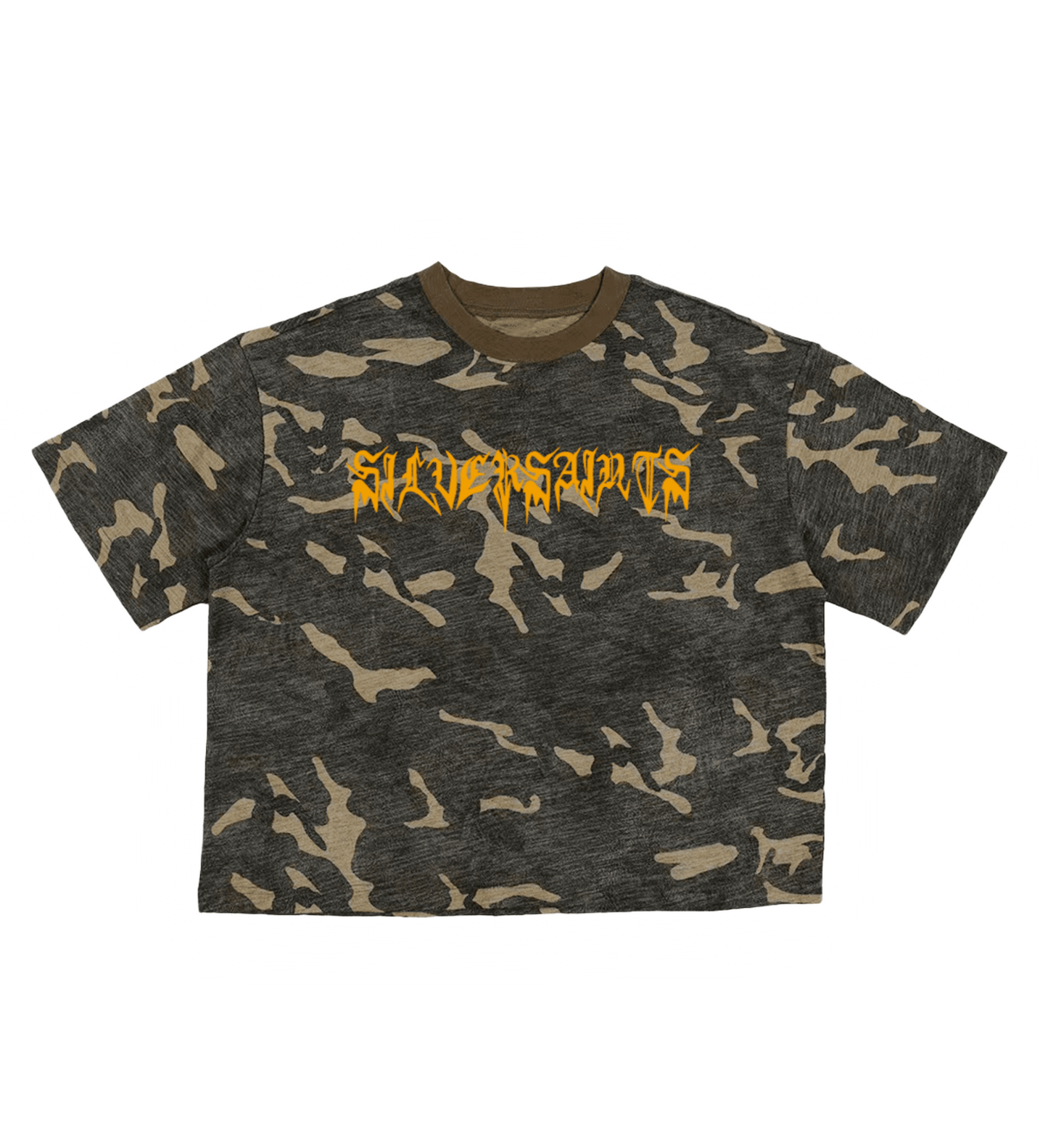SS Camo Oversized Cropped T-Shirt