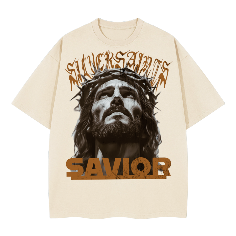 SS “SAVIOR” Jesus Oversized T-Shirt