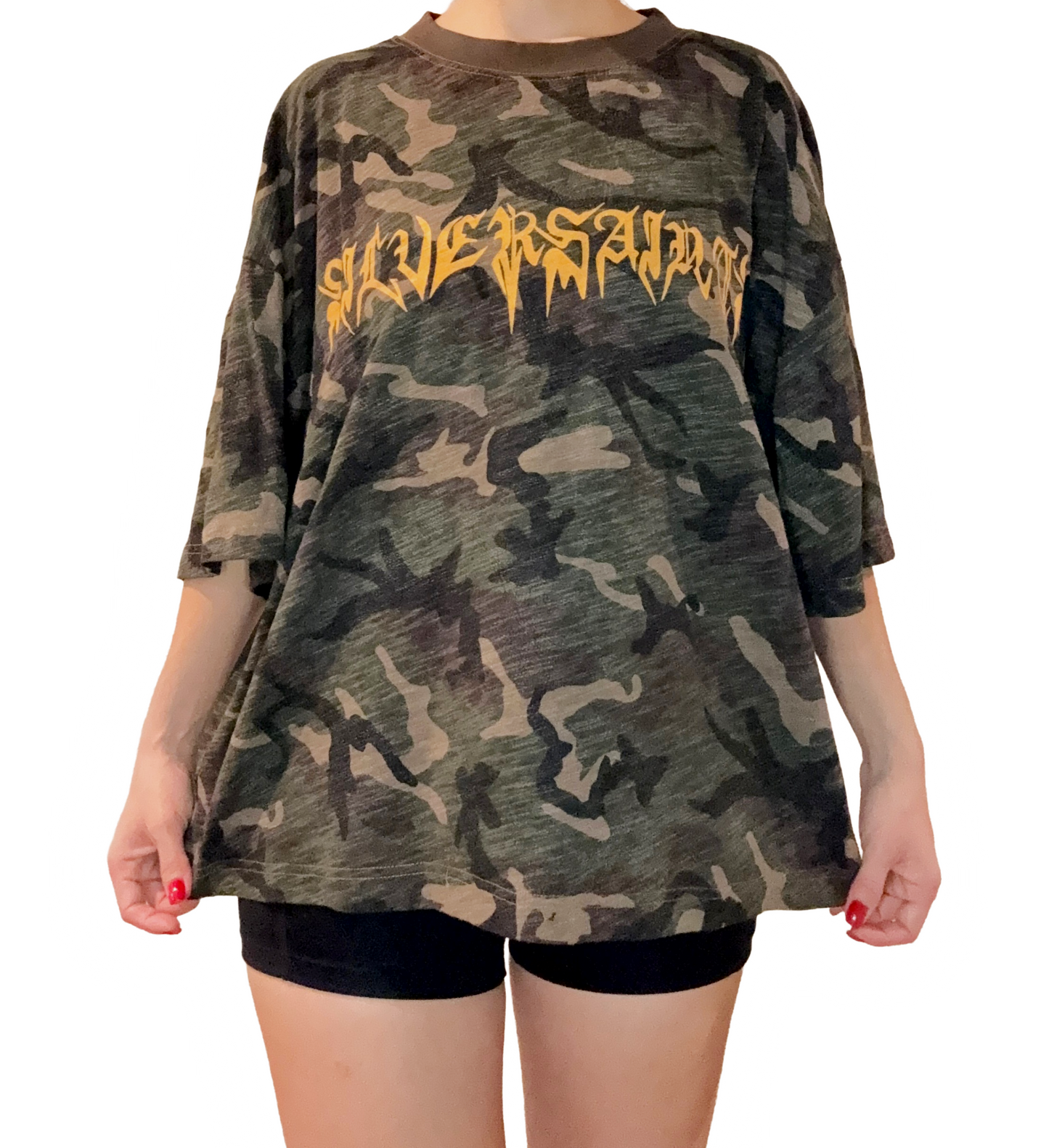 SS Camo Oversized Cropped T-Shirt