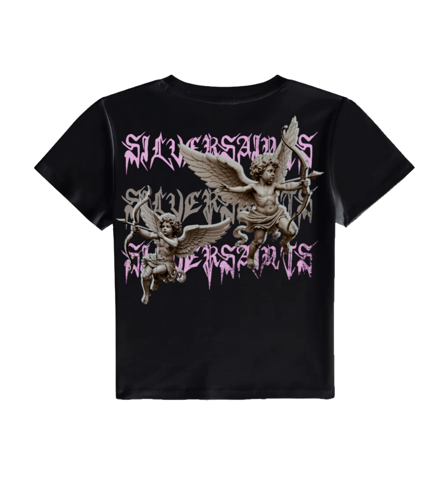 SS Cherubs Vintage WMNS Crop Top
