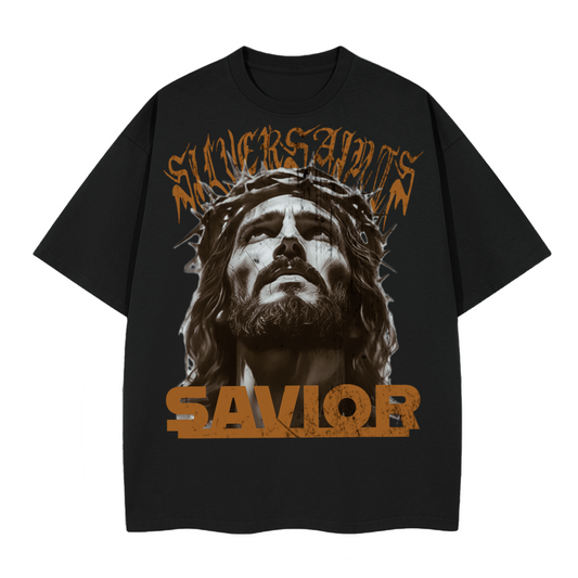 SS “SAVIOR” Jesus Oversized T-Shirt