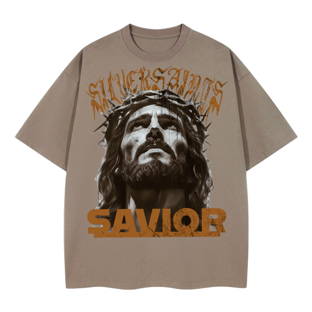 SS “SAVIOR” Jesus Oversized T-Shirt