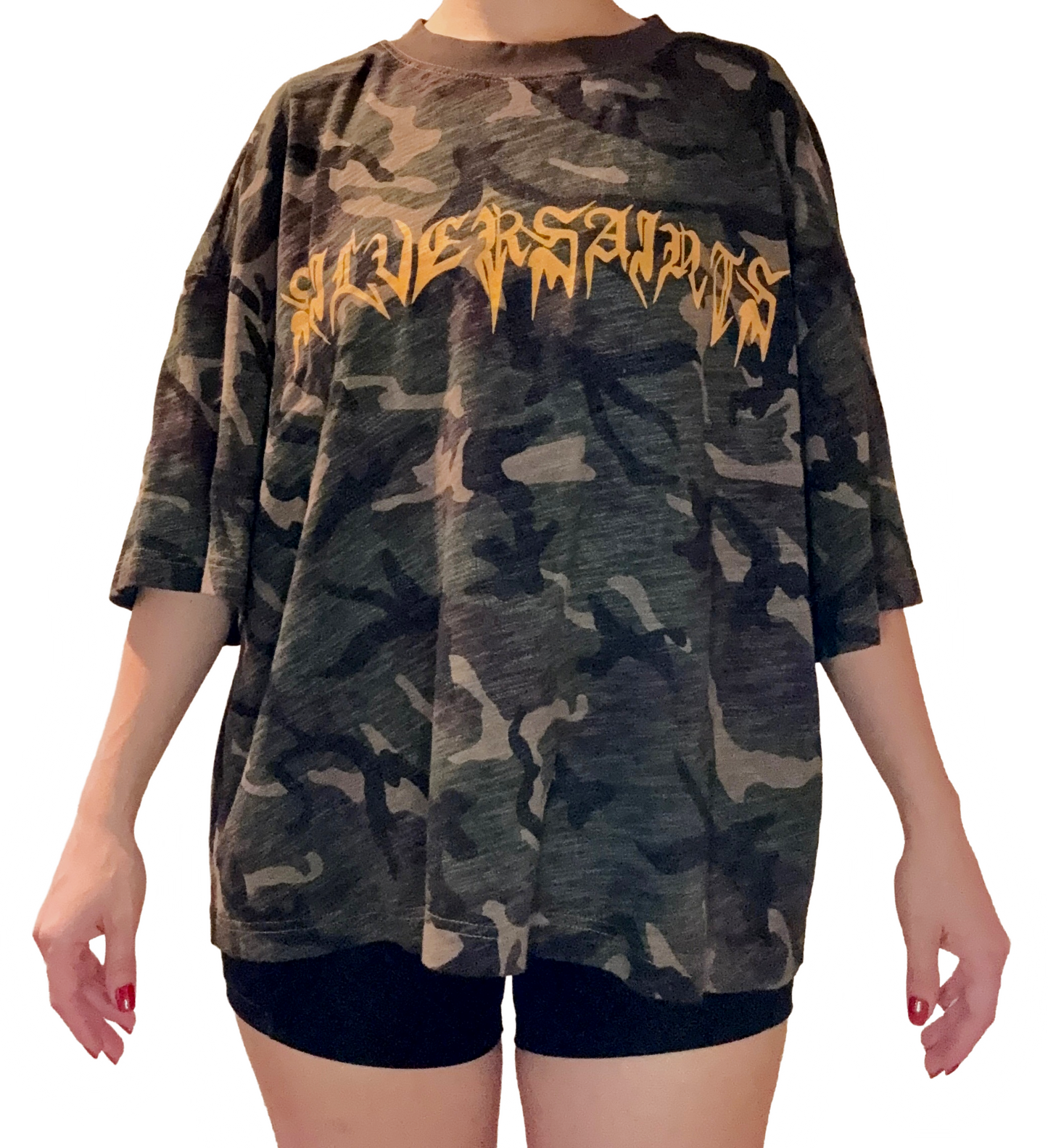 SS Camo Oversized Cropped T-Shirt