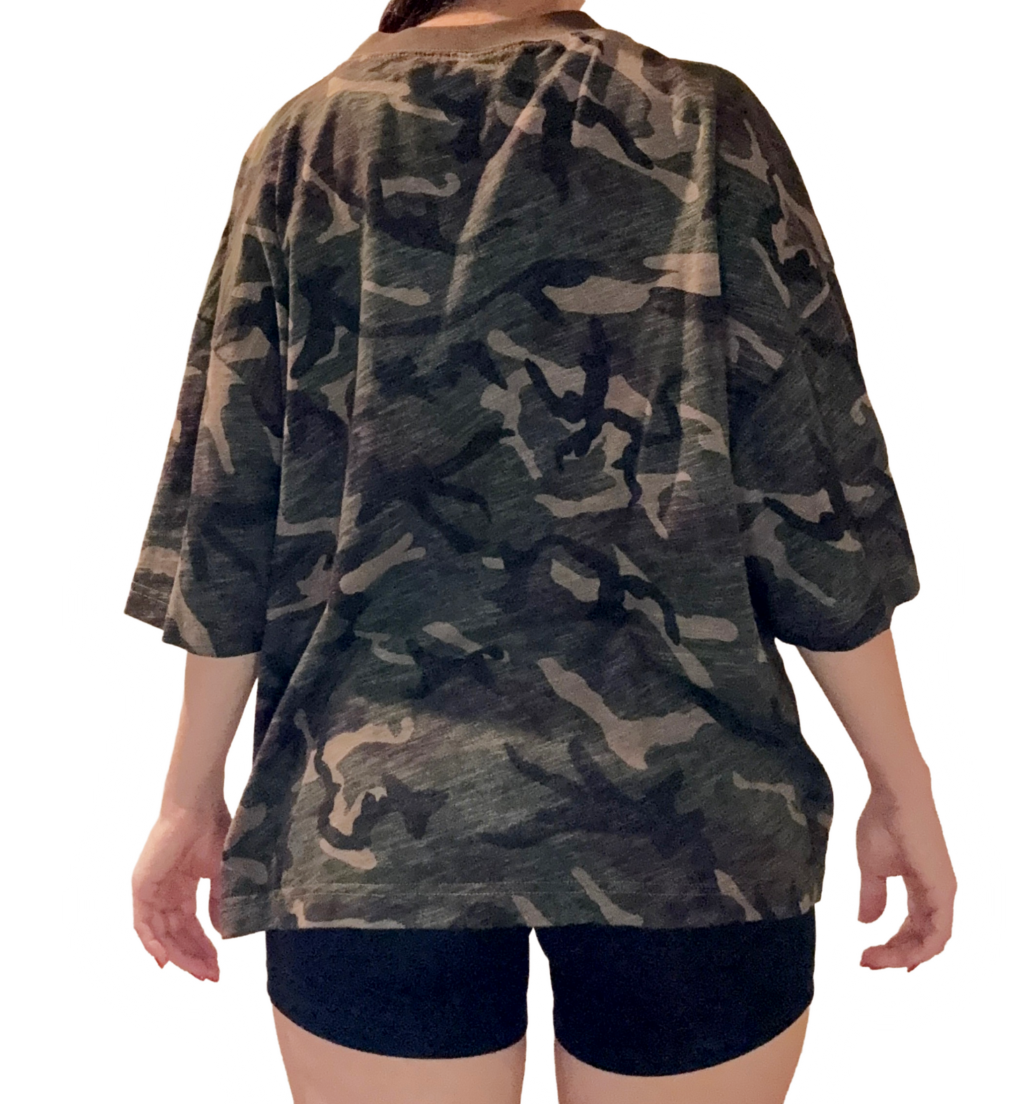 SS Camo Oversized Cropped T-Shirt