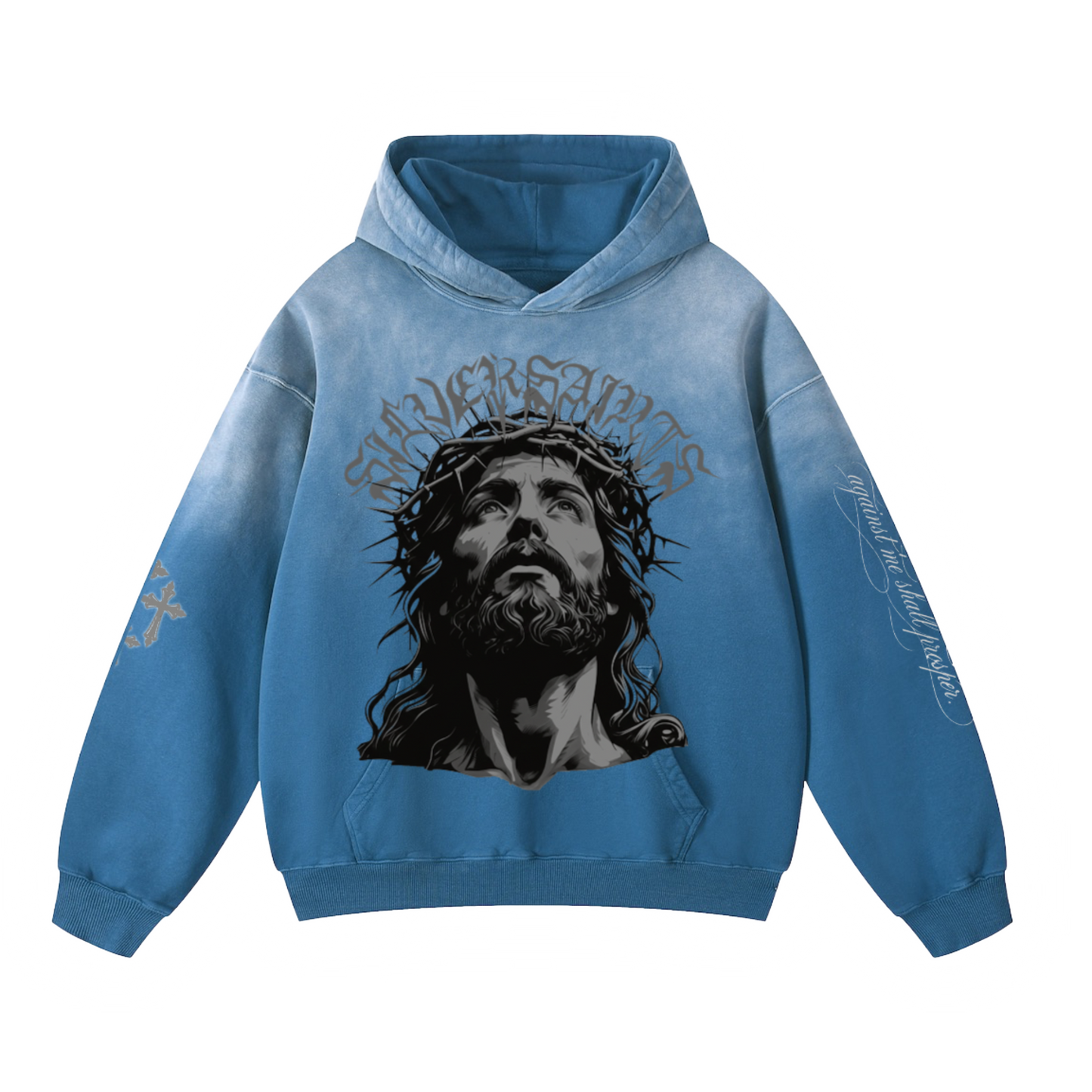 JESUS Oversized Gradient Hoodie