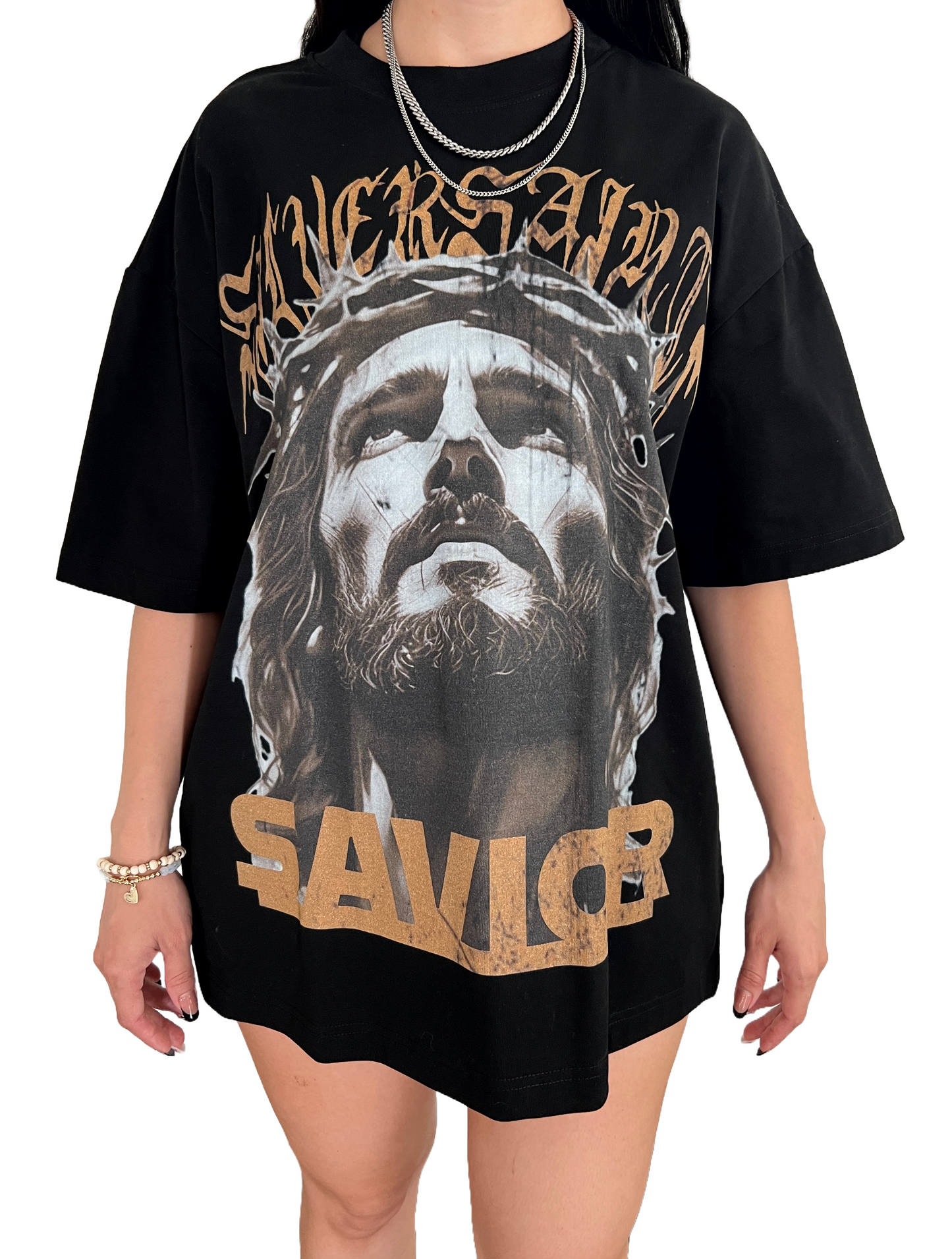 SS “SAVIOR” Jesus Oversized T-Shirt